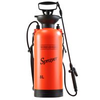 CLICIC Lawn and Garden Portable Sprayer 2 Gallon - Pump Pressure Sprayer Includes Shoulder Strap