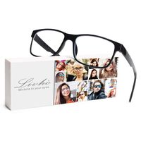 Livho Computer Reading Glasses Blue Light Blocking Glasses - Reader Eyeglasses Anti Glare Eye Strain Light Weight for Women Men LI018-4