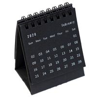 Eilane Mini 2019-2020 Simplicity Coil Desk Calendar Innovative Flip Calendar Desk Decorative Calendar for School or Office Proficient