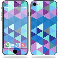 MightySkins Skin Compatible with Apple iPhone 8 - Purple Kaleidoscope | Protective, Durable, and Unique Vinyl Decal wrap Cover | Easy to Apply, Remove, and Change Styles | Made in The USA