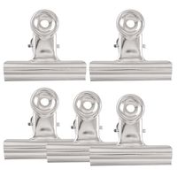 Uxcell Files Paper Organize Binder Clips, 3-Inch Width, 5 Pieces