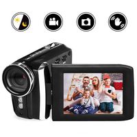 Video Camera Camcorder Vmotal HD 1080P 12.0MP 2.8 Inch LCD 270 Degrees Rotatable Screen 8X Digital Zoom Camera Recorder YouTube Vlogging Camera with Rechargable Battery (Black)