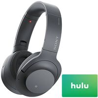 Sony WHH900N/B Hi-Res Noise Cancelling Wireless Bluetooth Headphones, Gray/Black Plus Hulu $25 Gift Card