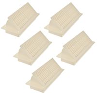 Imperial RG3055 4x10-Inch Pop-Up Floor Register, 5-Pack, Almond