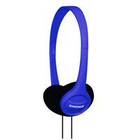 Koss KPH7B Portable On-Ear Headphone with Adjustable Headband - Blue