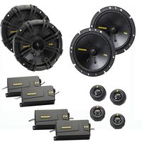 Kicker CS Speaker Package - Two Pairs of Kicker CS Series 6-3/4 Inch Component Speakers 40CSS674