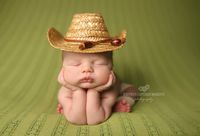 Newborn Straw Cowboy Hat, Newborn Photography Prop