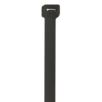 Aviditi 80# Nylon UV Stabilized Cable Tie, 14" L x 1/4" W, Black, Case of 100 (CTUV1480)