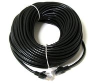150FT 150 FT RJ45 CAT5 CAT 5 HIGH SPEED ETHERNET LAN NETWORK BLACK PATCH CABLE
