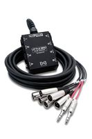 Hosa SH-6X2-50 Little Bro' Sub Snake - 6 XLR Sends, 2 1/4" TRS Returns - 50 Feet