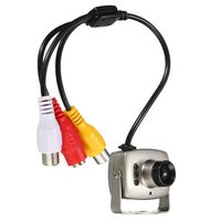 QUAKOI 6 LED Mini Wired Infrared CMOS CCTV Camera Security Color Night Vision