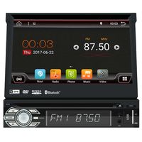 7" Eincar Android 6.0 Single Din Car Stereo 2GB 16GB Car DVD Player in Dash with GPS Navigation Built-in Bluetooth WiFi FM/AM Radio Pop-Out Touchscreen Support Rearview Camera 1080P Video 3/4G Dongle