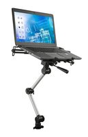 Mount-It! Laptop Vehicle Mount, No-Drill Computer Seat Mount, Full Motion Adjustable Design For Auto, Truck, Car, Van Use