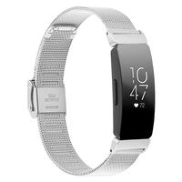 Kartice Compatible with Fitbit Inspire HR Bands & Fitbit Inspire Band Inspire Stainless Steel Replacement Strap for Fitbit Inspire (Silver)