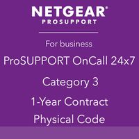 NETGEAR ProSUPPORT, 1-Year 24x7 On Call Support, Category 3 (PMB0313P)