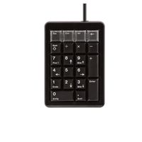 Cherry Electronics G84-4700LPBUS-2 Series G84-4700 Programmable Keypad, PS/2 Interface, 4 Relegendable, ML Keyswitches, 3.54" W x 5.20" D x 1.34" H, Black