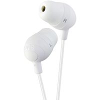 JVC HAFX32W Marshmallow Earbuds, White