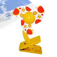 KF Baby Clip-On Mini Stroller Fan, Yellow