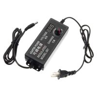 Semoic 9-24V 3A 72W Speed Control Volt AC/DC Adjustable Power Adapter Supply Display Screen US Plug Chargers Accessories
