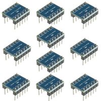 Anmbest 10PCS 4 Chanels High Speed Bi-Directional 3.3V-5V Logic Level Converter for Arduino Raspberry Pi Electronic Development