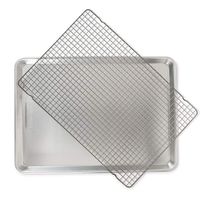 Nordic Ware 44612 2 Pc Naturals Big Sheet W/Oven Safe Nonstick Grid, 2-Piece Set, Aluminum