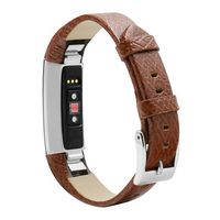 For Fitbit Alta Band Leather, AISPORTS Fitbit Alta HR Band Leather Band Smart Watch Adjustable Replacement Bands Metal Classic Bracelet Buckle Clasp for Fitbit Alta/Fitbit Alta HR Fitness Accessories