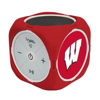 AudioSpice NCAA Wisconsin Badgers MX-300 Cubio Bluetooth Speaker, Black, One Size
