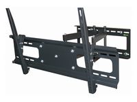 Black Full-Motion Tilt/Swivel Wall Mount Bracket for Sharp LC-40D68UT 40" inch LCD HDTV TV/Television - Articulating/Tilting/Swiveling