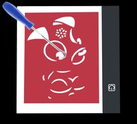 Light Pad for Weeding Vinyl HTV Iron-on, USB Powered Scratch Resistant LED Board Tablet Box Must Have for Brightpad See The Cut Lines Better