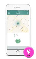 TrackR pixel - Bluetooth Tracking Device. Key Tracker. Phone Finder. Wallet Locator - Pink