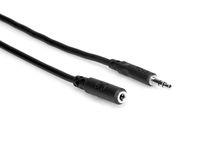 Hosa MHE-102 3.5 mm TRS to 3.5 mm TRS Headphone Extension Cable, 2 Feet
