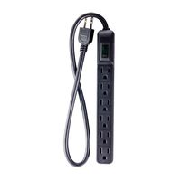 GoGreen Power GG-16103MINBK 6 Outlet Mini Surge Protector, Black