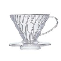 Hario V60 Plastic Coffee Dripper, Size 01, Clear