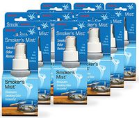 Smoker's Mist Smoking Odor Remover, 12 Bottles (2 Fl. Oz. Ea.) - Remove Smoke Odor from Clothes, Car, Home, etc.