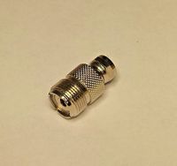 CBK Supply - FC68 Rf adapter So-239 female "Uhf-style" socket to F-male (Tv style) plug
