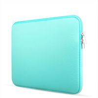 MasiBloom Memory Foam Laptop Case Computer Sleeve Bag for Apple MacBook Air 11" 11.6" HP Dell and Other Brands 11 Inch Laptop (11-Inch, Memory Foam- Turquoise Blue)