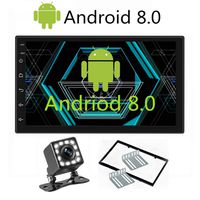 CarThree Double Din Car Stereo 7 inch Android 8.1 Car Stereo with Bluetooth Car Radio WiFi GPS Navigation Radio GPS Bluetooth Car Stereo