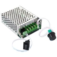 uniquegoods 10-50V 12V 24V 36V 48V PWM DC Motor Speed Controller CW CCW Reversible Adjustable Switch