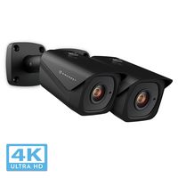 2-Pack Amcrest UltraHD 4K (8MP) Bullet POE IP Camera, 3840x2160, 131ft NightVision, 2.8mm Lens, IP67 Weatherproof, MicroSD Recording, Black (2PACK-IP8M-2496EB)(2018 Firmware)