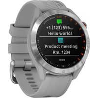 Garmin Approach S40 Golf Watch (Stainless Steel/Powder Gray Band) - (010-02140-00) with 1 Year Extended Warranty