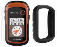 Garmin eTrex 20x Hiking Armor GPS Bundle | with PlayBetter Silicone Case (Black) & Screen Protectors (x3) | GPS/GLONASS Handheld, Paperless Geocaching, 65K Color Display