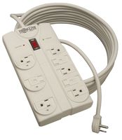 Tripp Lite 8 Outlet Surge Protector Power Strip, Extra Long Cord 25ft, Right-Angle Plug, Lifetime Limited Warranty & $75K INSURANCE (TLP825)