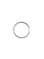 Loose Leaf Binder Rings 1-Inch（100 Pack） Office Book Rings, Nickel Plated Steel Binder Rings, Key Rings, Metal Book Rings, for School，Sliver