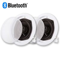 Acoustic Audio R191 Bluetooth in Ceiling Flush Mount Powered Speaker Pair
