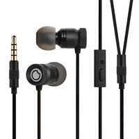 Earbuds,GGMM Nightingale Earphones Deep Heavy Bass in-Ear Ear Buds Noise-Isolating Headphone with Microphone & Full Metal Housing Dynamic Dual Drivers (Black)