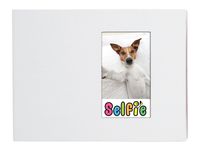 Selfie 2.25 x 3.5-inch Photo Album - Holds 40 Photos (White) for Polaroid PIF-300 Instant & Fuji Instax Mini Film