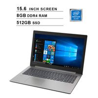 Lenovo IdeaPad 330 Newest 15.6 Inch Flagship Premium Laptop - Intel Pentimum N5000 Up to 2.7GHz, Intel UHD 605, 8GB DDR4 RAM,512GB SSD, WiFi, Media Card Reader, DVD-RW, HDMI, Windows 10