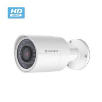 Amcrest Full HD 1080P 1920TVL Bullet Outdoor Security Camera (Quadbrid 4-in1 HD-CVI/TVI/AHD/Analog), 2MP 1920x1080, 98ft Night Vision, Metal Housing, 3.6mm Lens, 85° Viewing Angle, White (AF-2MBC-36W)