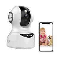 XTU Wireless Security Camera, 1080P Pet Camera with Motion Detection, Two-Way Audio, Night Vision, Compatible with Alexa