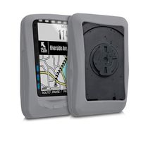 kwmobile Case for Wahoo Elemnt - Soft Silicone Bike GPS Navigation System Protective Cover - Grey
